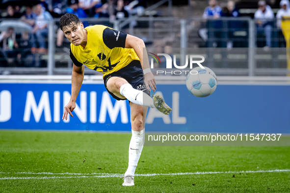 NAC player Kacper Kostorz participates in the match between Schalke 04 and NAC (friendly) at the Parkstadium for the Dutch Eredivisie season...