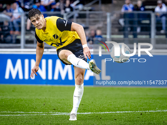 NAC player Kacper Kostorz participates in the match between Schalke 04 and NAC (friendly) at the Parkstadium for the Dutch Eredivisie season...