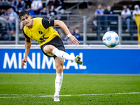 NAC player Kacper Kostorz participates in the match between Schalke 04 and NAC (friendly) at the Parkstadium for the Dutch Eredivisie season...