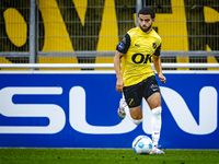 NAC player Chakir Chouradi plays during the match Schalke 04 vs. NAC (friendly) at the Parkstadium for the Dutch Eredivisie season 2024-2025...