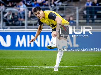 NAC player Kacper Kostorz participates in the match between Schalke 04 and NAC (friendly) at the Parkstadium for the Dutch Eredivisie season...