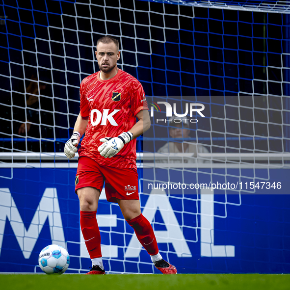 During the match Schalke 04 vs. NAC (friendly) at the Parkstadt Stadium for the Dutch Eredivisie season 2024-2025 in Gelsenkirchen, Germany,...