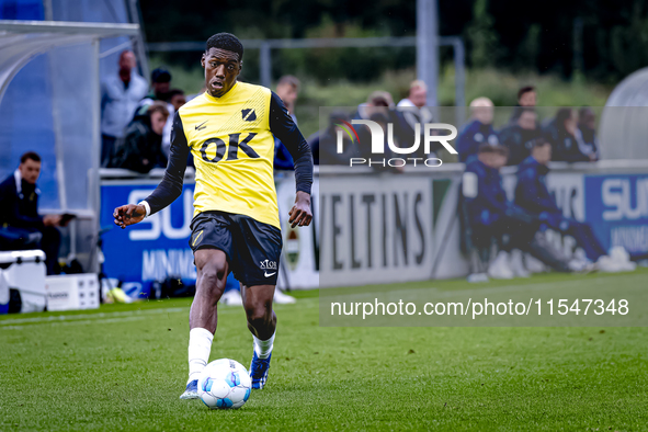 NAC player Cherrion Valerius during the match Schalke 04 vs. NAC (friendly) at the Parkstadium for the Dutch Eredivisie season 2024-2025 in...