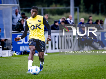 NAC player Cherrion Valerius during the match Schalke 04 vs. NAC (friendly) at the Parkstadium for the Dutch Eredivisie season 2024-2025 in...