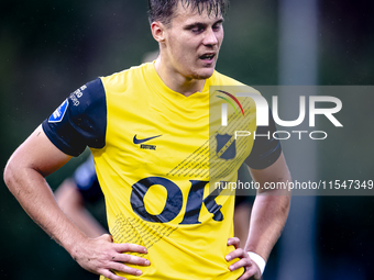 NAC player Kacper Kostorz participates in the match between Schalke 04 and NAC (friendly) at the Parkstadium for the Dutch Eredivisie season...