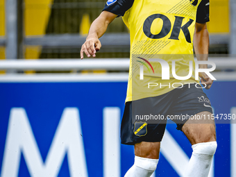 NAC player Chakir Chouradi plays during the match Schalke 04 vs. NAC (friendly) at the Parkstadium for the Dutch Eredivisie season 2024-2025...