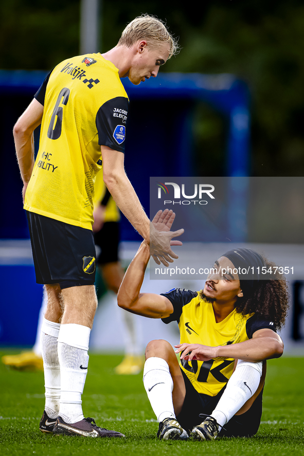 NAC player Adam Kaied during the match between Schalke 04 and NAC (friendly) at the Parkstadium for the Dutch Eredivisie season 2024-2025 in...