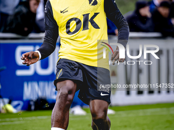 NAC player Cherrion Valerius during the match Schalke 04 vs. NAC (friendly) at the Parkstadium for the Dutch Eredivisie season 2024-2025 in...