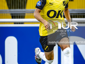 NAC player Chakir Chouradi plays during the match Schalke 04 vs. NAC (friendly) at the Parkstadium for the Dutch Eredivisie season 2024-2025...