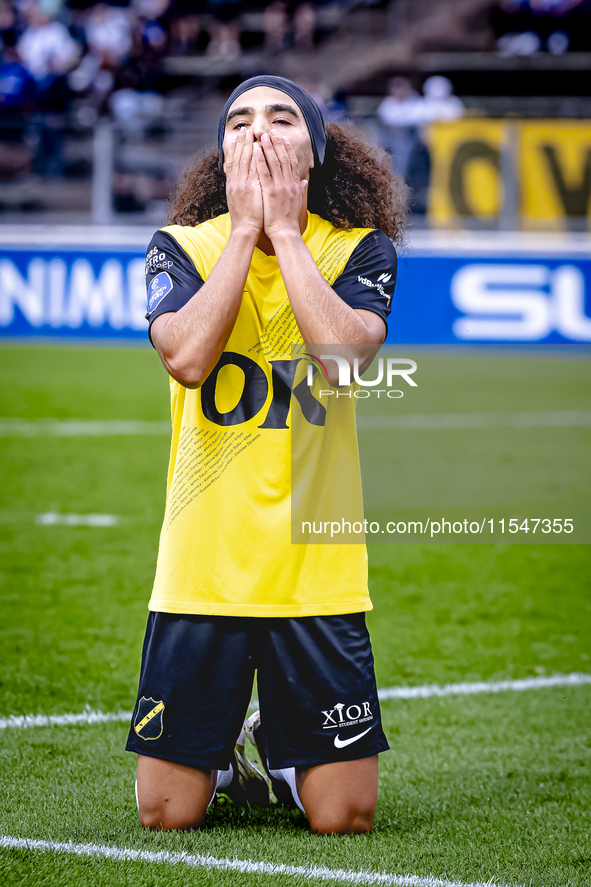 NAC player Adam Kaied during the match between Schalke 04 and NAC (friendly) at the Parkstadium for the Dutch Eredivisie season 2024-2025 in...