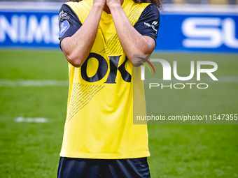 NAC player Adam Kaied during the match between Schalke 04 and NAC (friendly) at the Parkstadium for the Dutch Eredivisie season 2024-2025 in...