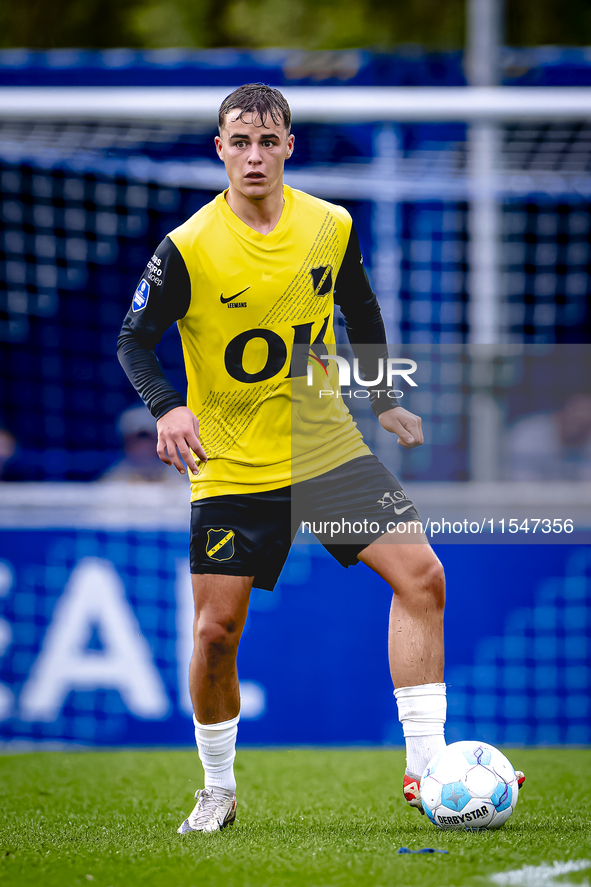 NAC player Bas Pennock participates in the match between Schalke 04 and NAC (friendly) at the Parkstadium for the Dutch Eredivisie season 20...