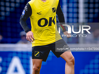 NAC player Bas Pennock participates in the match between Schalke 04 and NAC (friendly) at the Parkstadium for the Dutch Eredivisie season 20...