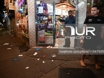 A 24-year-old male is stabbed in the neck and thigh following a fight at a bodega at 85-02 Jamaica Avenue in Queens, New York, United States...