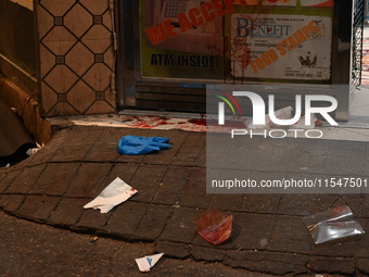 A 24-year-old male is stabbed in the neck and thigh following a fight at a bodega at 85-02 Jamaica Avenue in Queens, New York, United States...