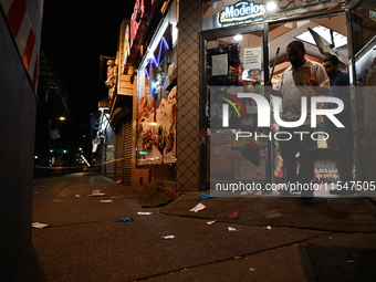 A 24-year-old male is stabbed in the neck and thigh following a fight at a bodega at 85-02 Jamaica Avenue in Queens, New York, United States...