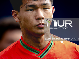 NEC player Kento Shiogai during the match RKC - NEC (friendly) at the Mandemakers Stadium for the Dutch Eredivisie season 2024-2025 in Waalw...