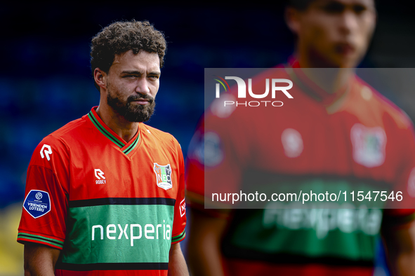 NEC player Philippe Sandler during the match RKC - NEC (friendly) at the Mandemakers Stadium for the Dutch Eredivisie season 2024-2025 in Wa...