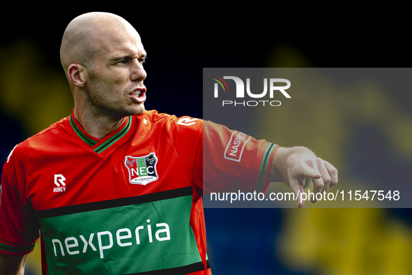 NEC player Bram Nuytinck during the match RKC - NEC (friendly) at the Mandemakers Stadium for the Dutch Eredivisie season 2024-2025 in Waalw...