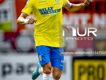 RKC player Dario van de Buijs plays during the match RKC - NEC (friendly) at the Mandemakers Stadium for the Dutch Eredivisie season 2024-20...