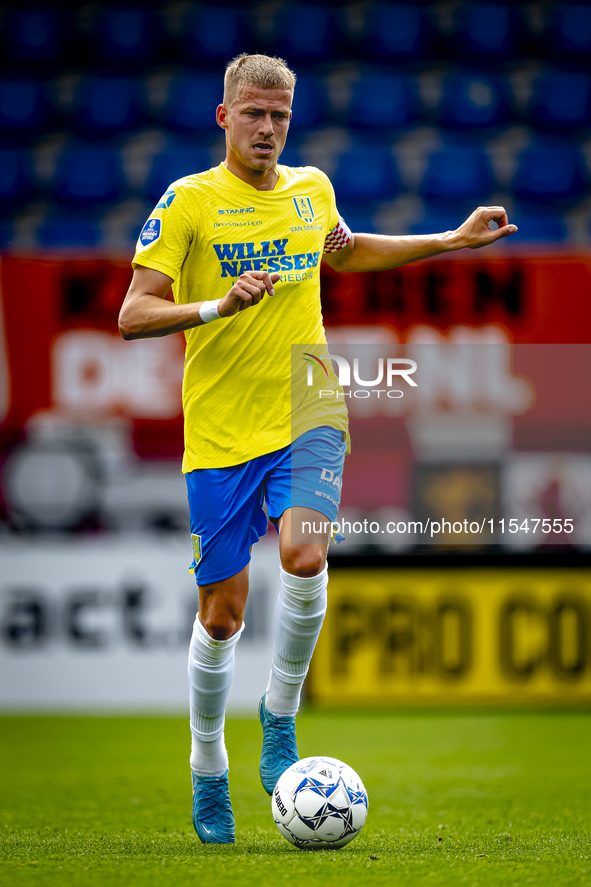 RKC player Dario van de Buijs plays during the match RKC - NEC (friendly) at the Mandemakers Stadium for the Dutch Eredivisie season 2024-20...