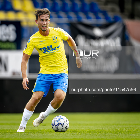 RKC player Patrick Vroegh during the match RKC vs. NEC (friendly) at the Mandemakers Stadium for the Dutch Eredivisie season 2024-2025 in Wa...