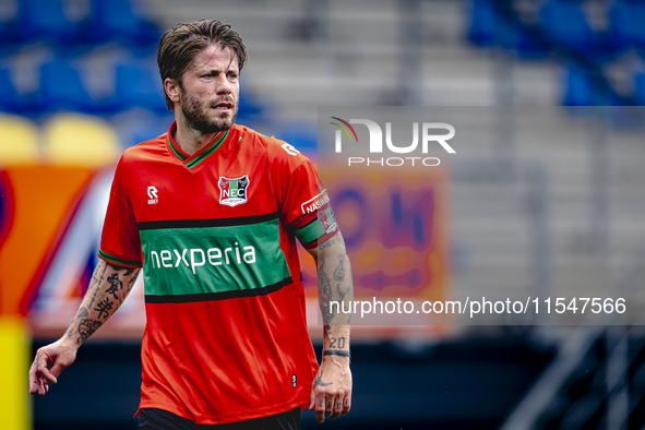 NEC player Lasse Schone during the match RKC - NEC (friendly) at the Mandemakers Stadium for the Dutch Eredivisie season 2024-2025 in Waalwi...