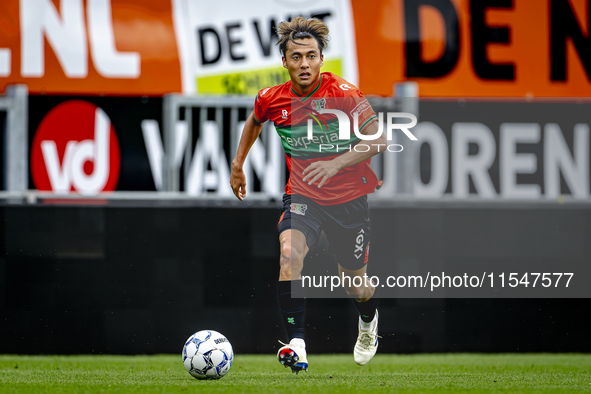 NEC player Kosai Sano during the match RKC - NEC (friendly) at the Mandemakers Stadium for the Dutch Eredivisie season 2024-2025 in Waalwijk...