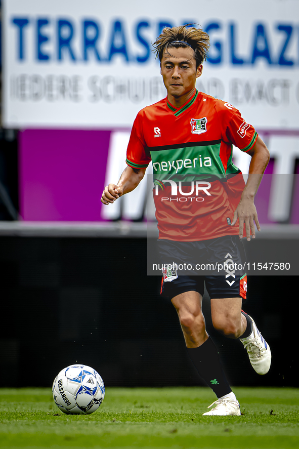 NEC player Kosai Sano during the match RKC - NEC (friendly) at the Mandemakers Stadium for the Dutch Eredivisie season 2024-2025 in Waalwijk...