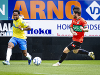 RKC player Denilho Cleonise and NEC player Lasse Schone during the match RKC vs. NEC (friendly) at the Mandemakers Stadium for the Dutch Ere...