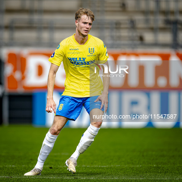 RKC player Tim van der Loo participates in the match RKC vs. NEC (friendly) at the Mandemakers Stadium for the Dutch Eredivisie season 2024-...