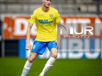 RKC player Tim van der Loo participates in the match RKC vs. NEC (friendly) at the Mandemakers Stadium for the Dutch Eredivisie season 2024-...