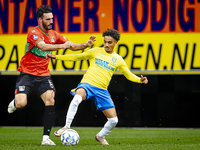 NEC player Ivan Marquez and RKC player Ilias Takidine during the match RKC vs. NEC (friendly) at the Mandemakers Stadium for the Dutch Eredi...