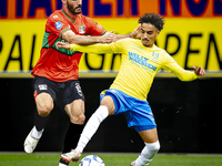 NEC player Ivan Marquez and RKC player Ilias Takidine during the match RKC vs. NEC (friendly) at the Mandemakers Stadium for the Dutch Eredi...