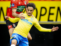 NEC player Ivan Marquez and RKC player Ilias Takidine during the match RKC vs. NEC (friendly) at the Mandemakers Stadium for the Dutch Eredi...