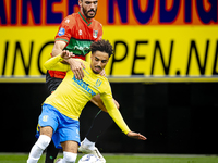 NEC player Ivan Marquez and RKC player Ilias Takidine during the match RKC vs. NEC (friendly) at the Mandemakers Stadium for the Dutch Eredi...