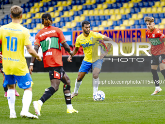 RKC player Yassin Oukili plays during the match RKC - NEC (friendly) at the Mandemakers Stadium for the Dutch Eredivisie season 2024-2025 in...