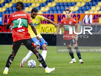 RKC player Yassin Oukili plays during the match RKC - NEC (friendly) at the Mandemakers Stadium for the Dutch Eredivisie season 2024-2025 in...