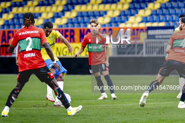 RKC player Yassin Oukili plays during the match RKC - NEC (friendly) at the Mandemakers Stadium for the Dutch Eredivisie season 2024-2025 in...