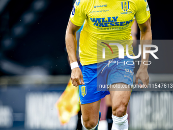 RKC player Alexander Jakobsen plays during the match RKC vs. NEC (friendly) at the Mandemakers Stadium for the Dutch Eredivisie season 2024-...