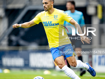 RKC player Alexander Jakobsen plays during the match RKC vs. NEC (friendly) at the Mandemakers Stadium for the Dutch Eredivisie season 2024-...