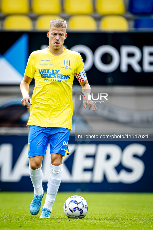 RKC player Dario van de Buijs plays during the match RKC - NEC (friendly) at the Mandemakers Stadium for the Dutch Eredivisie season 2024-20...