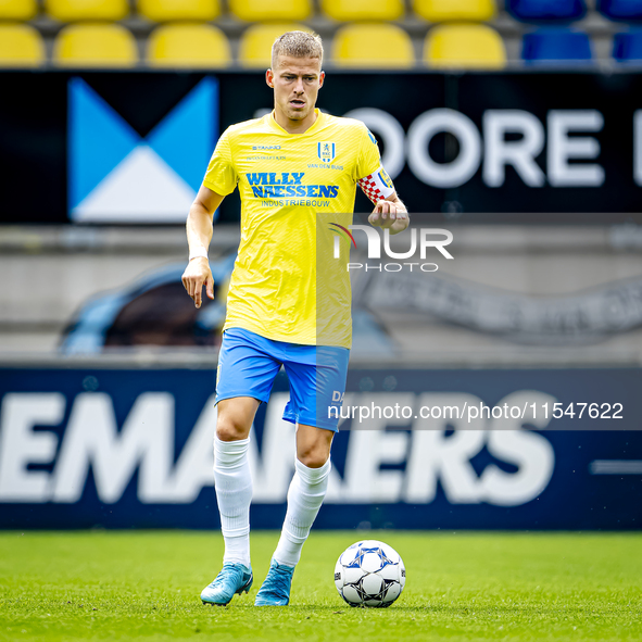 RKC player Dario van de Buijs plays during the match RKC - NEC (friendly) at the Mandemakers Stadium for the Dutch Eredivisie season 2024-20...