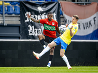 NEC player Sontje Hansen and RKC player Julian Lelieveld during the match RKC vs. NEC (friendly) at the Mandemakers Stadium for the Dutch Er...