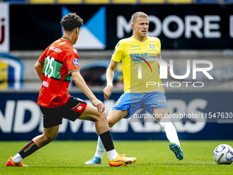 RKC player Dario van de Buijs plays during the match RKC - NEC (friendly) at the Mandemakers Stadium for the Dutch Eredivisie season 2024-20...