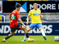 RKC player Dario van de Buijs plays during the match RKC - NEC (friendly) at the Mandemakers Stadium for the Dutch Eredivisie season 2024-20...