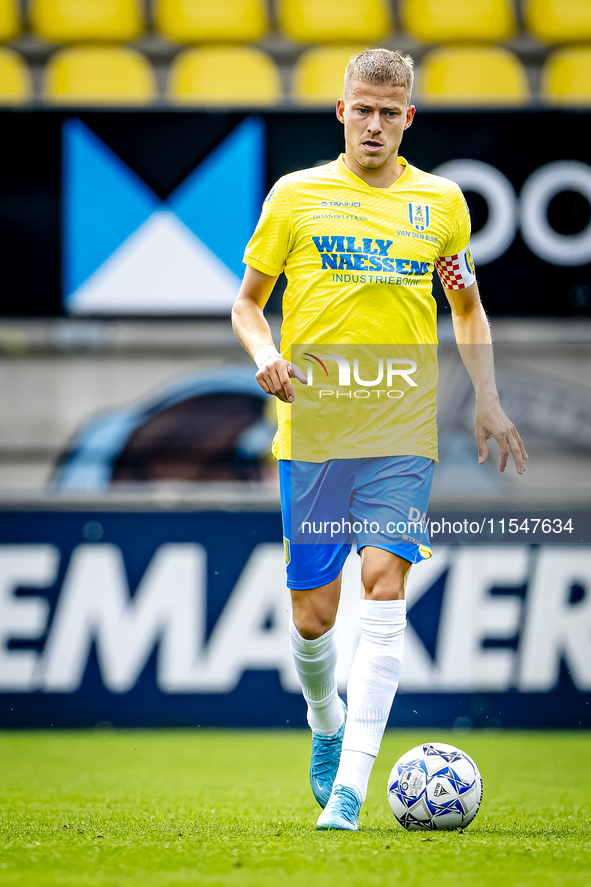 RKC player Dario van de Buijs plays during the match RKC - NEC (friendly) at the Mandemakers Stadium for the Dutch Eredivisie season 2024-20...