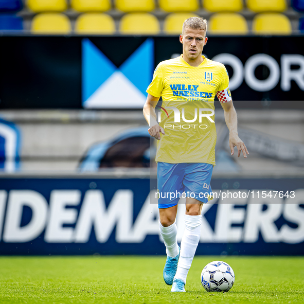 RKC player Dario van de Buijs plays during the match RKC - NEC (friendly) at the Mandemakers Stadium for the Dutch Eredivisie season 2024-20...