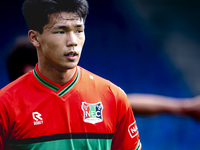 NEC player Kento Shiogai during the match RKC - NEC (friendly) at the Mandemakers Stadium for the Dutch Eredivisie season 2024-2025 in Waalw...