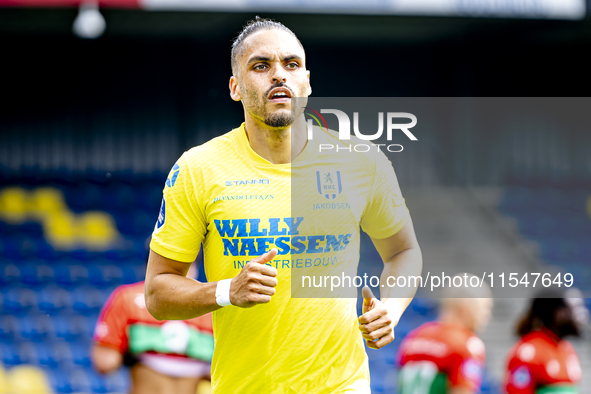 RKC player Alexander Jakobsen plays during the match RKC vs. NEC (friendly) at the Mandemakers Stadium for the Dutch Eredivisie season 2024-...